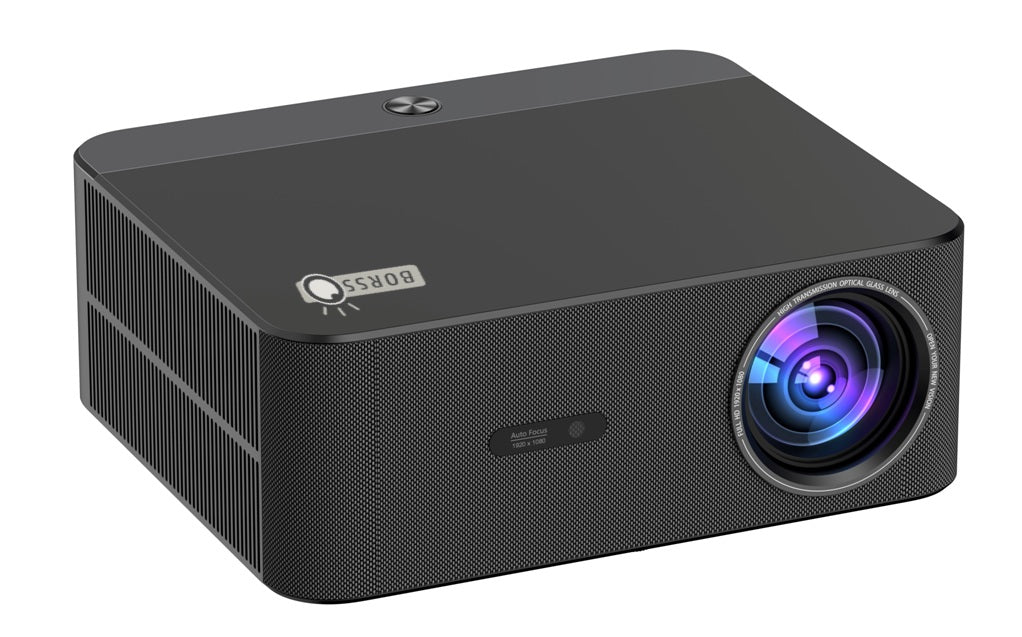 2024 BORSSO BS40 Android Native 1080P Fully Automatic, Semi Closed Engine 4K HDR Projector for Home, Ultra Bright 2000 ANSI, Two-Way HDMI ARC & CEC, BT 5.2, Dual-Band Wi-Fi