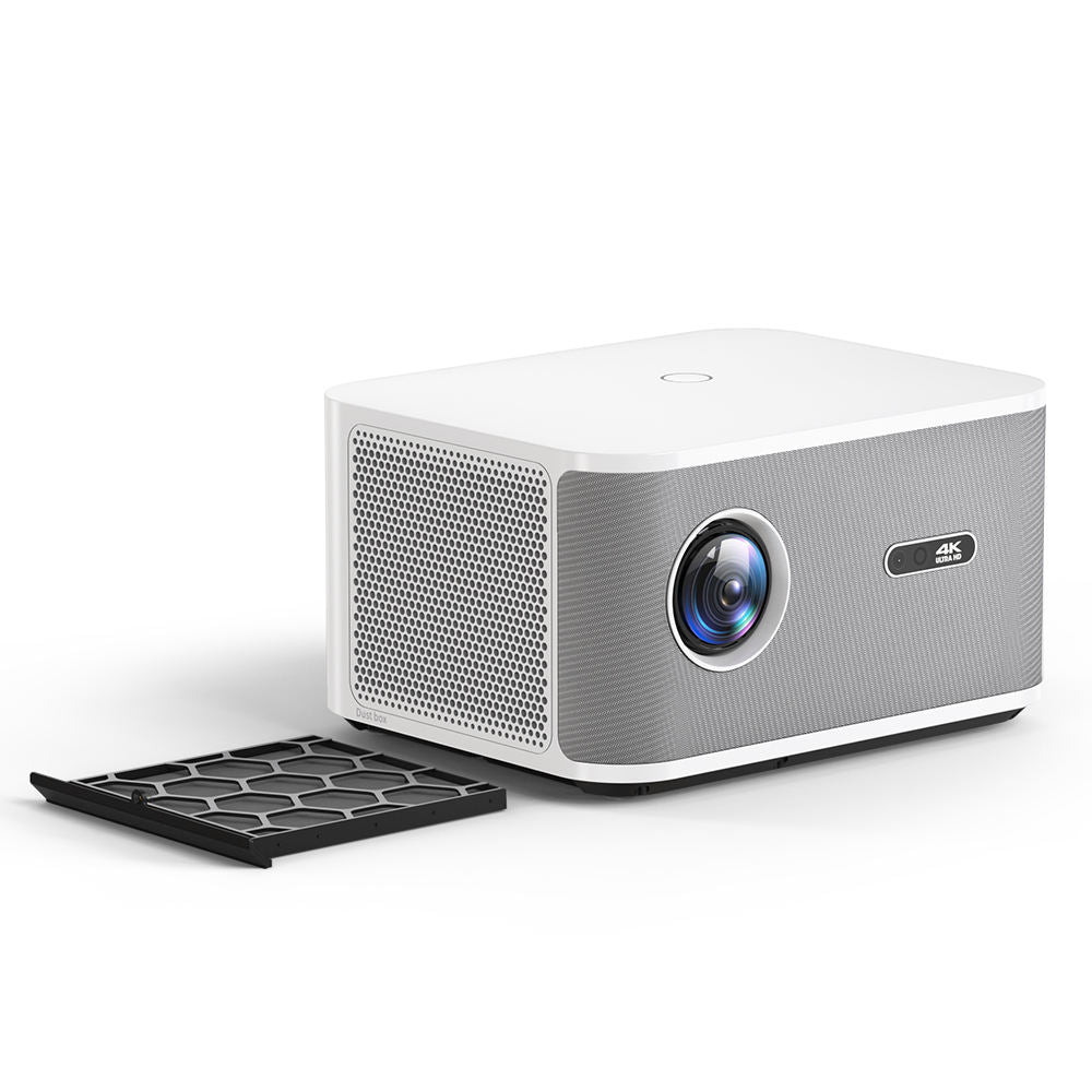 BORSSO BS60 AIR Certified 4K-GTV Android 14 (2gb RAM) Projector 4KUltra HD, Fully Automatic, Closed Engine, 4K& HDR10 Support, Ultra Bright 3000 ANSI, HDMI ARC, Dolby Audio, BT 5.2, Dual Wi-Fi