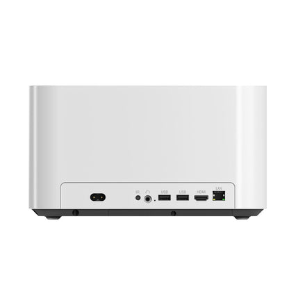 BORSSO BS60 AIR Certified 4K-GTV Android 14 (2gb RAM) Projector 4KUltra HD, Fully Automatic, Closed Engine, 4K& HDR10 Support, Ultra Bright 3000 ANSI, HDMI ARC, Dolby Audio, BT 5.2, Dual Wi-Fi