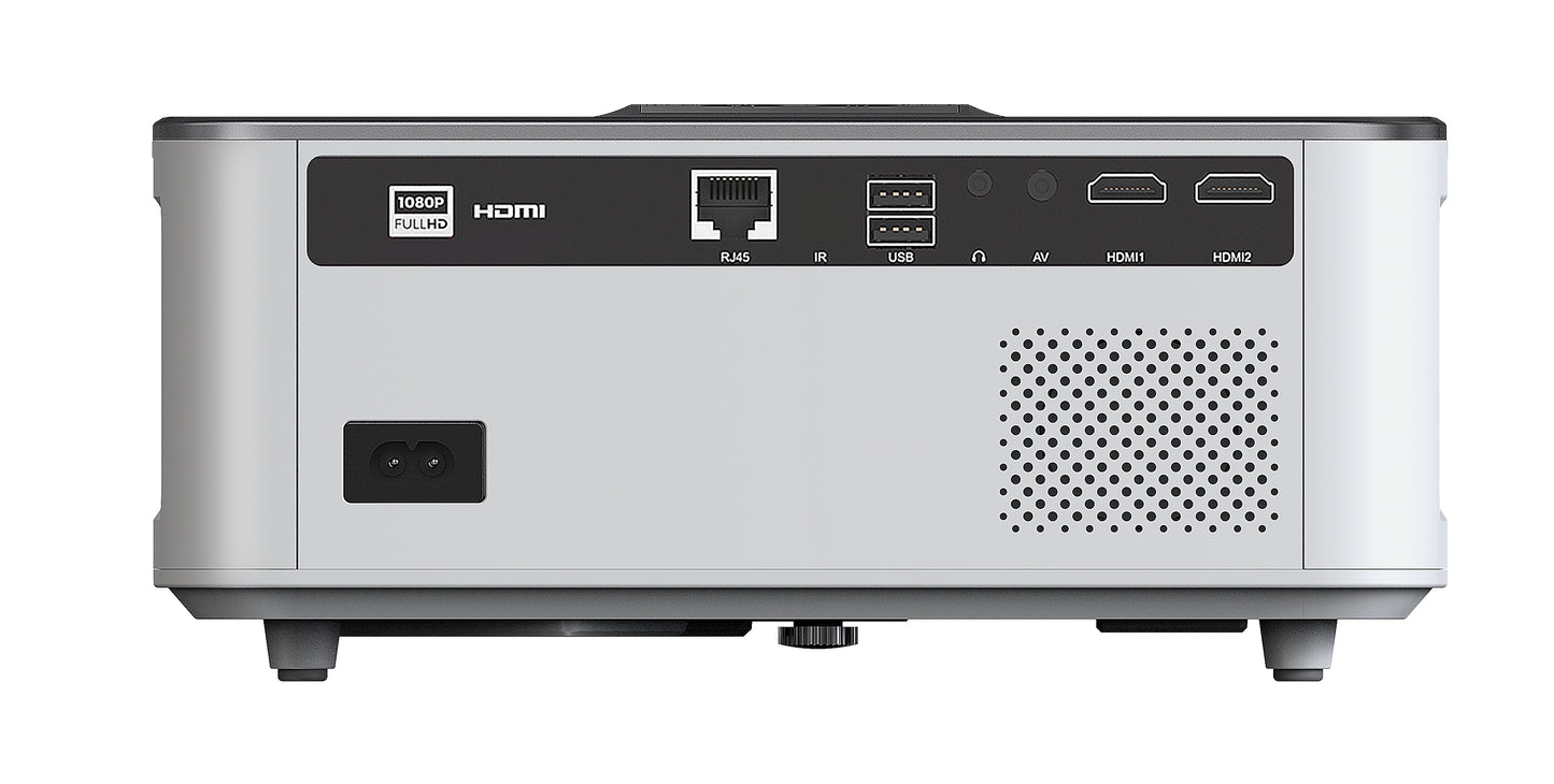 2024 BORSSO® BS30 PRO MAX Android 9 Projector for Home | Native 1080p | 1150 ANSI | Auto Focus + Keystone, Zoom | 300 inch | HDMI ARC | 4K (HDMI Signal) | WiFi 6, Bluetooth | 3D Anaglyph Support