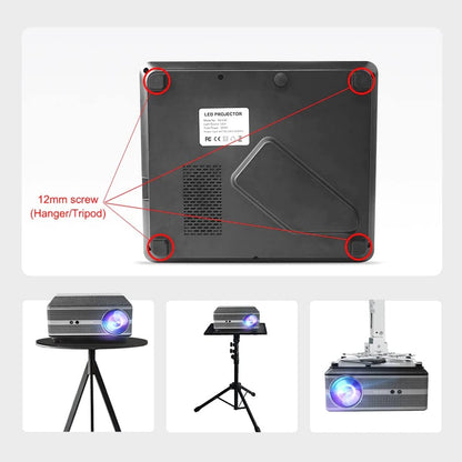 2024 BORSSO ULTIMA GEN-3, Android 9, Fully Closed Engine Projector 1080p Native, 2600 ANSI (2x Brighter), Short Throw, Auto Focus & Keystone, HDMI Support 4K HDR10, HDMI ARC, 6G WiFi & 5.1 Bluetooth