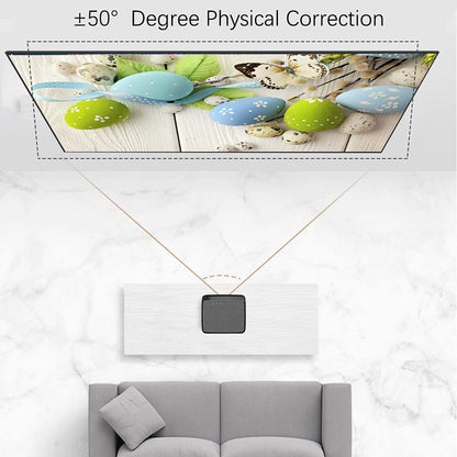 2025 BORSSO® BS28 MAX (Dark Edition) Projector for Home | Full HD 1080p Native | 1400 ANSI | Auto (Focus + Keystone) 4D & 4P Keystone & Zoom| HDMI ARC | 4K HDR (USB) | WiFi 6, Bluetooth