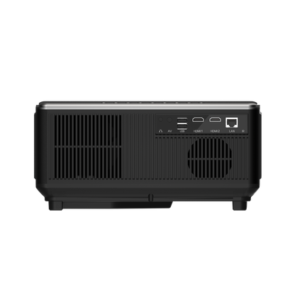 2024 BORSSO ULTIMA GEN-3, Android 9, Fully Closed Engine Projector 1080p Native, 2600 ANSI (2x Brighter), Short Throw, Auto Focus & Keystone, HDMI Support 4K HDR10, HDMI ARC, 6G WiFi & 5.1 Bluetooth