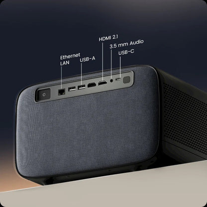 2024 BORSSO ATOM, Android 9, Native 4K IPS 3840*2160p 1600 ANSI, Short Throw Fully Auto Focus & Auto 4D Keystone, 4K HDR10+, HLG HDMI Signal Support, 30 W Surround Sound System, 5G WiFi & 5.1 BT