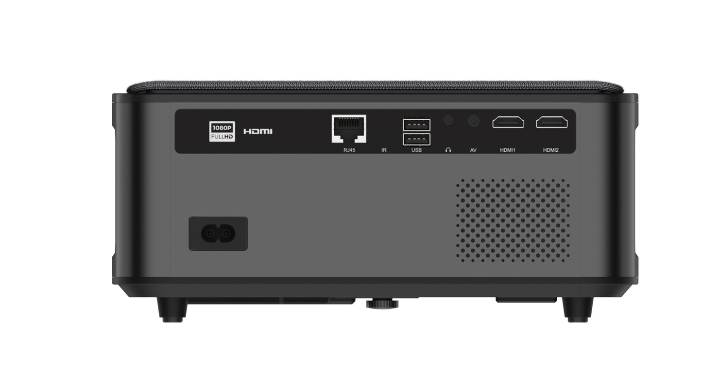 2025 BORSSO® BS28 MAX (Dark Edition) Projector for Home | Full HD 1080p Native | 1400 ANSI | Auto (Focus + Keystone) 4D & 4P Keystone & Zoom| HDMI ARC | 4K HDR (USB) | WiFi 6, Bluetooth