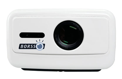 BORSSO Ultima Curve, Android 12 (4GB+128GB), Closed Engine, 4K HDR 10+, 4K Projector for Home, Ultra Bright 3000 ANSI, Full Automatic (OA + AF + TILT), HDMI ARC, BT 5.2, Dual-Band WiFi 6, 3D Support