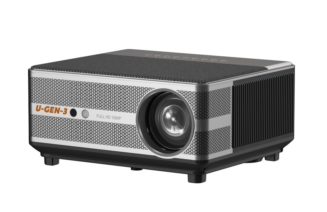 2024 BORSSO ULTIMA GEN-3, Android 9, Fully Closed Engine Projector 1080p Native, 2600 ANSI (2x Brighter), Short Throw, Auto Focus & Keystone, HDMI Support 4K HDR10, HDMI ARC, 6G WiFi & 5.1 Bluetooth