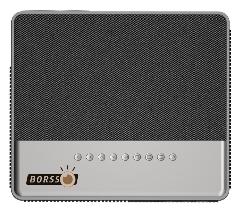 2024 BORSSO ULTIMA GEN-3, Android 9, Fully Closed Engine Projector 1080p Native, 2600 ANSI (2x Brighter), Short Throw, Auto Focus & Keystone, HDMI Support 4K HDR10, HDMI ARC, 6G WiFi & 5.1 Bluetooth