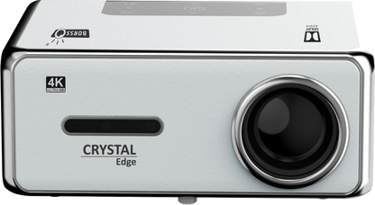 BORSSO Crystal Edge, Android 12 (2GB+16GB), 4K HDR 10, Dolby Digital, Semi Closed Engine, 4K Projector for Home, Ultra Bright 1100 ANSI, Full Automatic (OA+AF+TILT), HDMI ARC, BT 5.2, Dual WiFi 6, 3D
