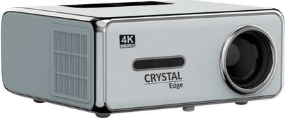 BORSSO Crystal Edge, Android 12 (2GB+16GB), 4K HDR 10, Dolby Digital, Semi Closed Engine, 4K Projector for Home, Ultra Bright 1100 ANSI, Full Automatic (OA+AF+TILT), HDMI ARC, BT 5.2, Dual WiFi 6, 3D