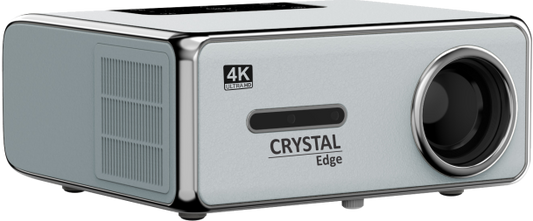 BORSSO Crystal Edge, Android 12 (2GB+16GB), 4K HDR 10, Dolby Digital, Semi Closed Engine, 4K Projector for Home, Ultra Bright 1100 ANSI, Full Automatic (OA+AF+TILT), HDMI ARC, BT 5.2, Dual WiFi 6, 3D