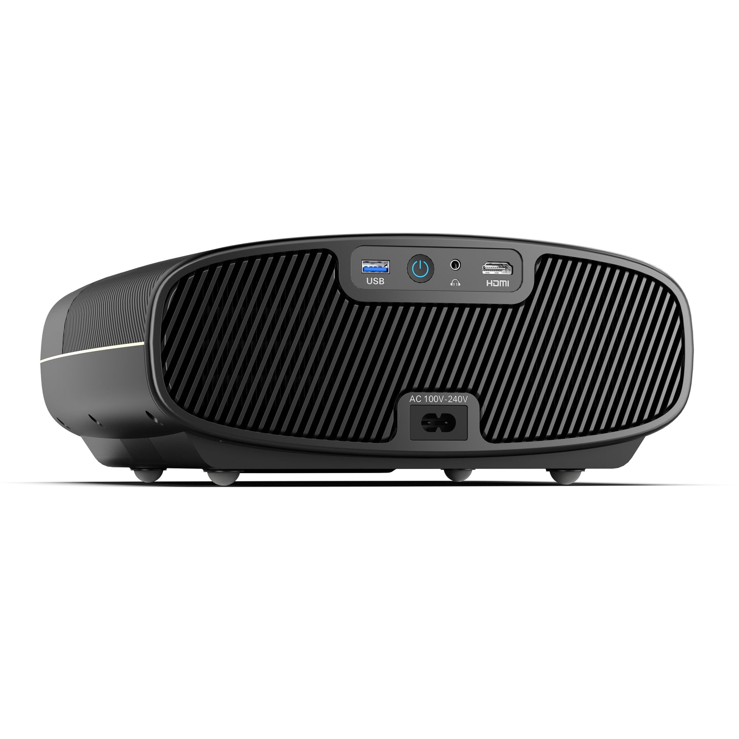 BORSSO BS50 AIR (GTV) Certified Android 14 (2gb/32gb) Projector 4K Ultra HD, Fully Automatic, Closed Engine, 4K & HDR 10 Support, Ultra Bright 2400 ANSI, HDMI ARC, Dolby Audio, BT 5.2, Dual Wi-Fi